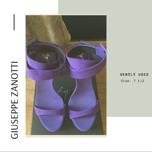 Purple Giuseppe Heels